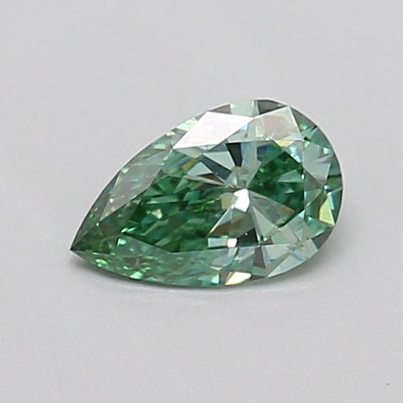 0.35 CT Fancy Intense Green PEAR