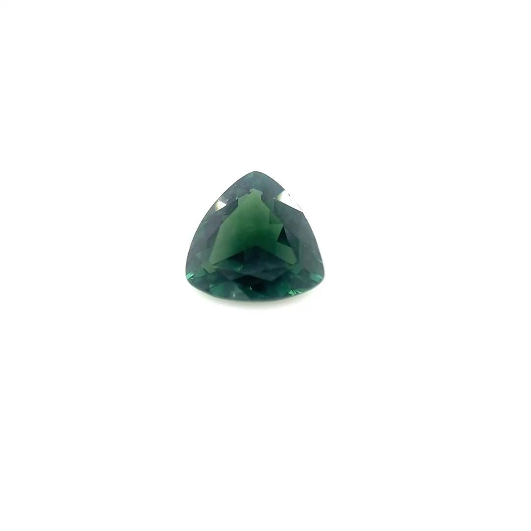 Turmalin 1,62 ct, zielony, szlif trilliant