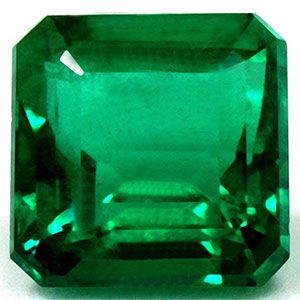 Szmaragd 1,08 ct, zielony, szlif szmaragdowy