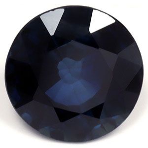 Szafir 1,10 ct, niebieski, szlif okrągły