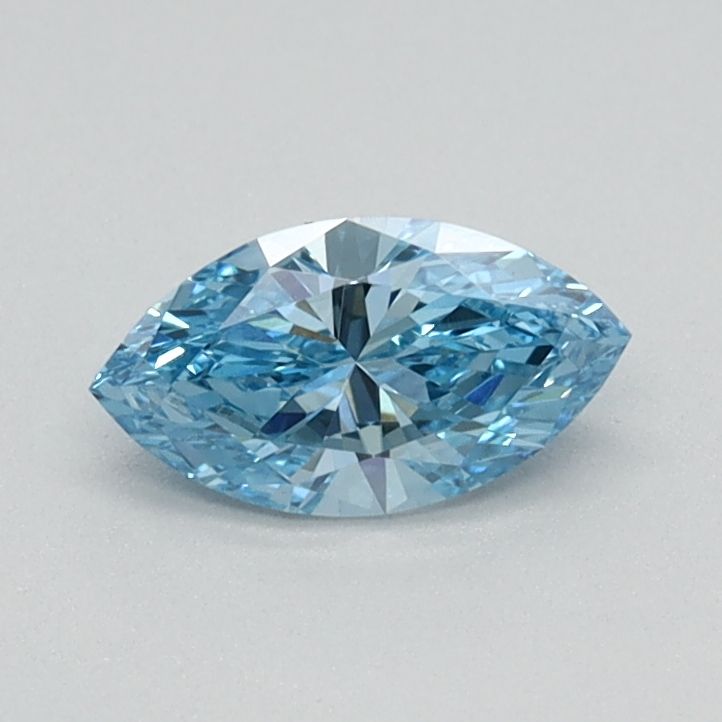 0.33 CT Fancy Vivid Blue MARQUISE