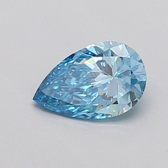 0.4 CT Fancy Intense Blue PEAR