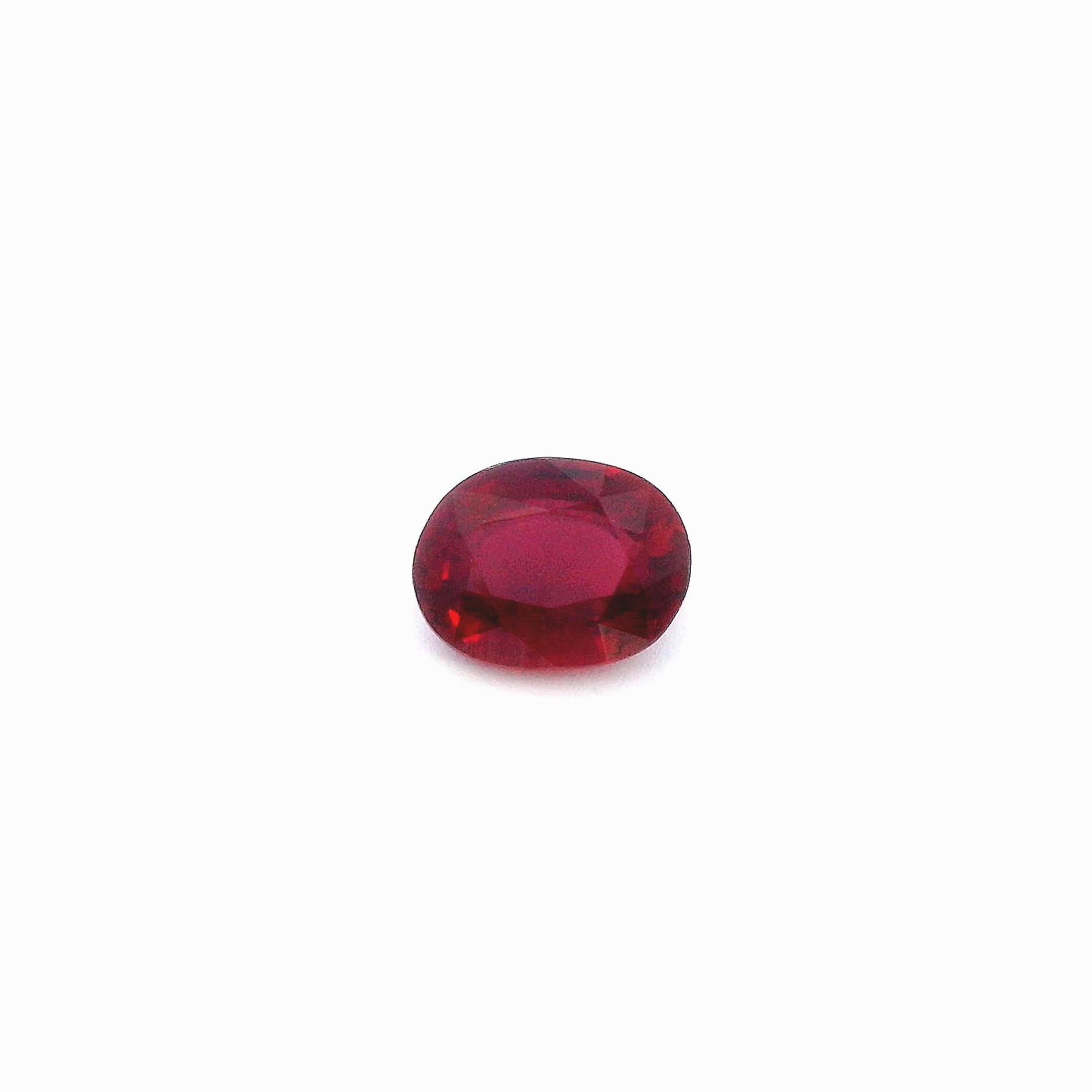 1.54 ct Oval ruby