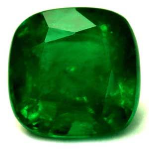 Szmaragd 3,11 ct, zielony, szlif cushion