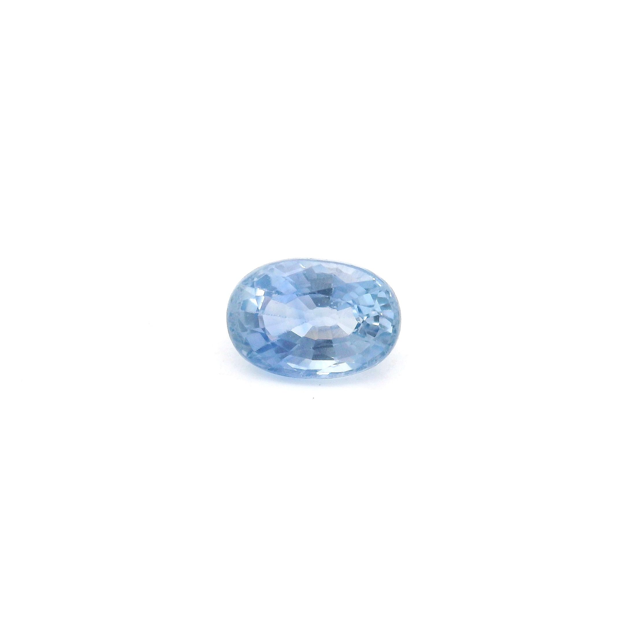 Szafir 1,27 ct, niebieski, szlif owalny