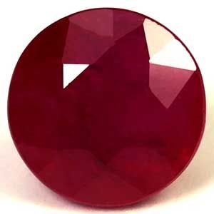 Rubin 2,62 ct, czerwony, szlif okrągły