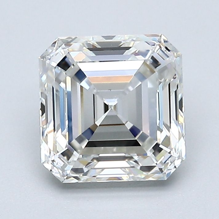 Prírodný diamant asscher, VS1, H,... Prírodný diamant asscher, VS1, H,...