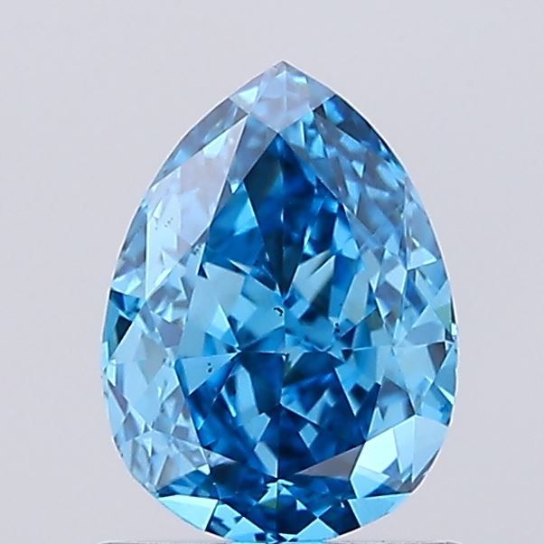1.0 CT Fancy Vivid Blue PEAR