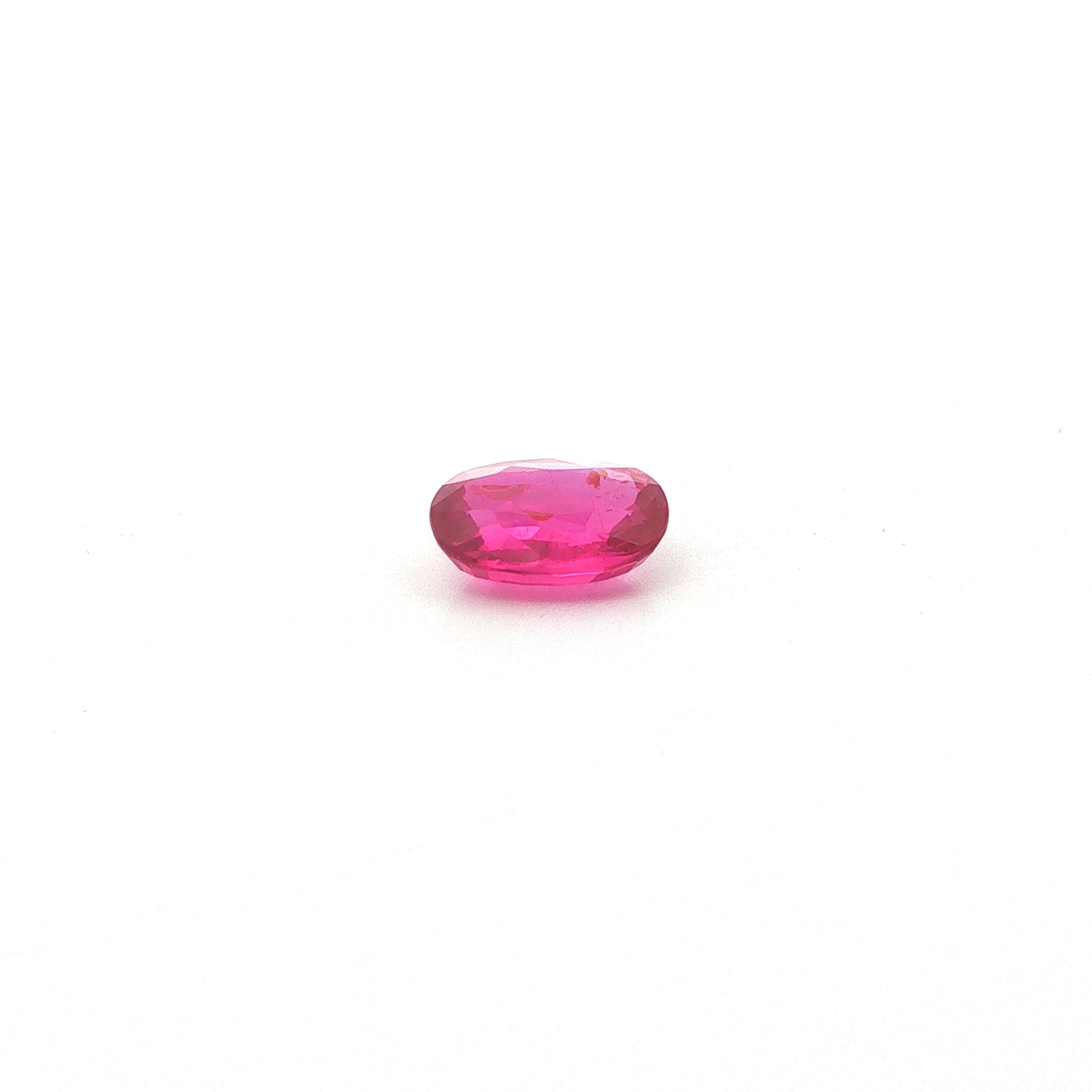 3.01 ct Cushion ruby
