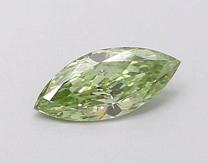 0.35 CT Fancy Vivid Green MARQUISE