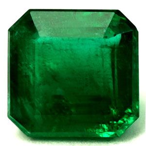 Szmaragd 1,64 ct, zielony, szlif szmaragdowy