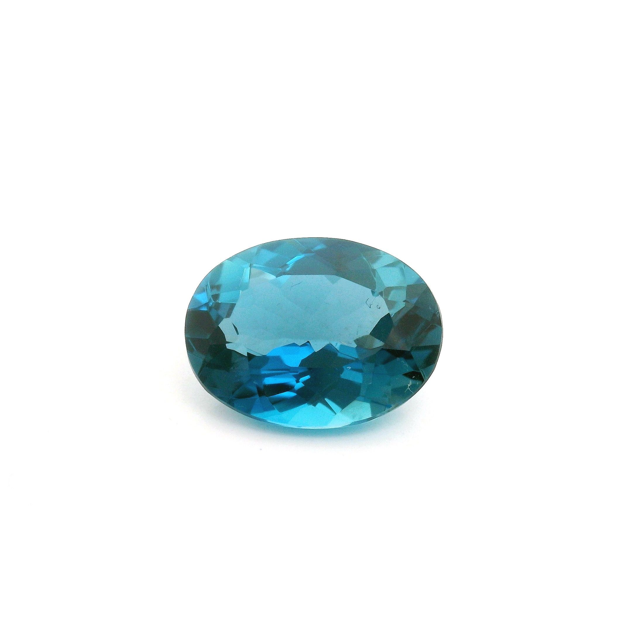 Topaz 10,03 ct, niebieski, szlif owalny