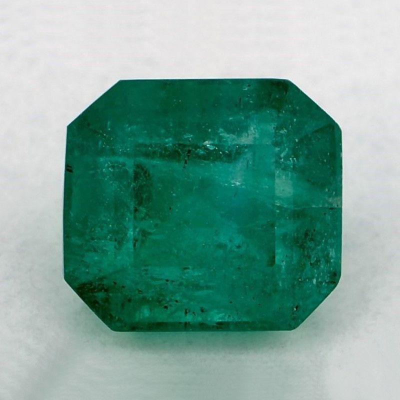 Szmaragd 1,89 ct, zielony, szlif ośmiokątny