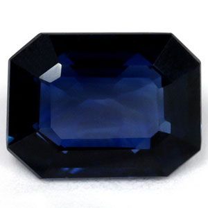 SAPPHIRE FACETED 1.68ct BLUE Intense Blue SI MADAGASCAR HEATED