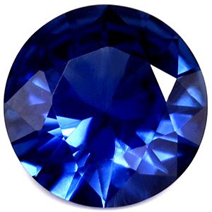 Szafir 1,56 ct, niebieski, szlif okrągły