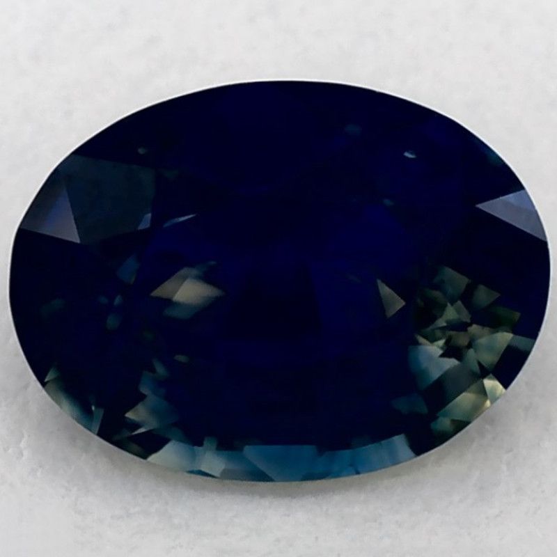 Szafir 1,17 ct, niebieski, szlif owalny