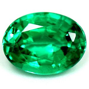 Szmaragd 1,34 ct, zielony, szlif owalny