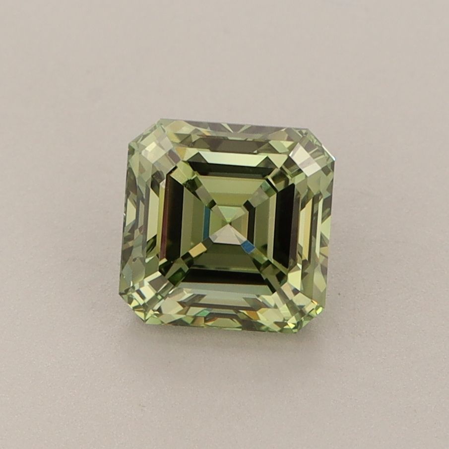 1.22 CT Fancy Vivid Green SQUARE EMERALD