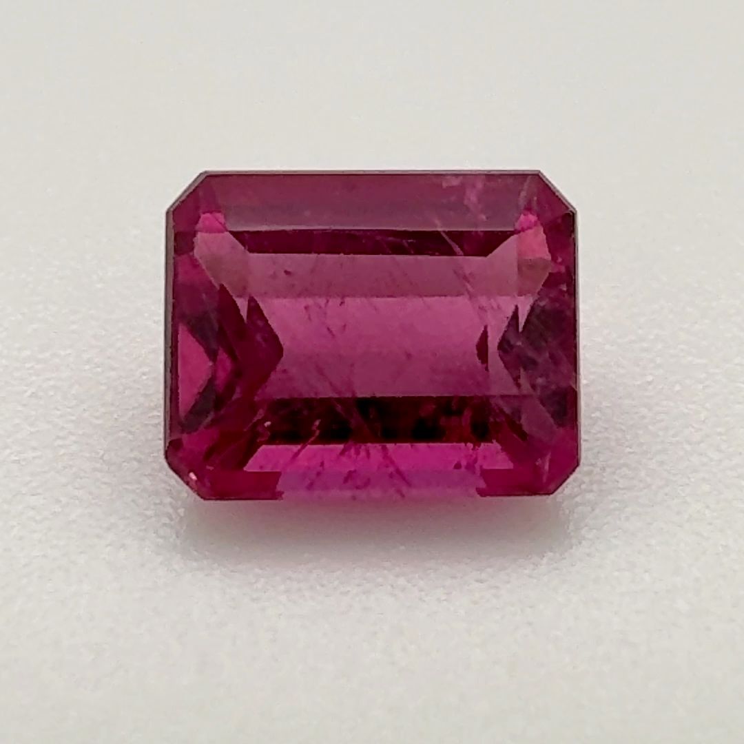 TOURMALINE STEP 1.19ct PURPLE Intense Pinkish Purplish SI BRAZIL NONE
