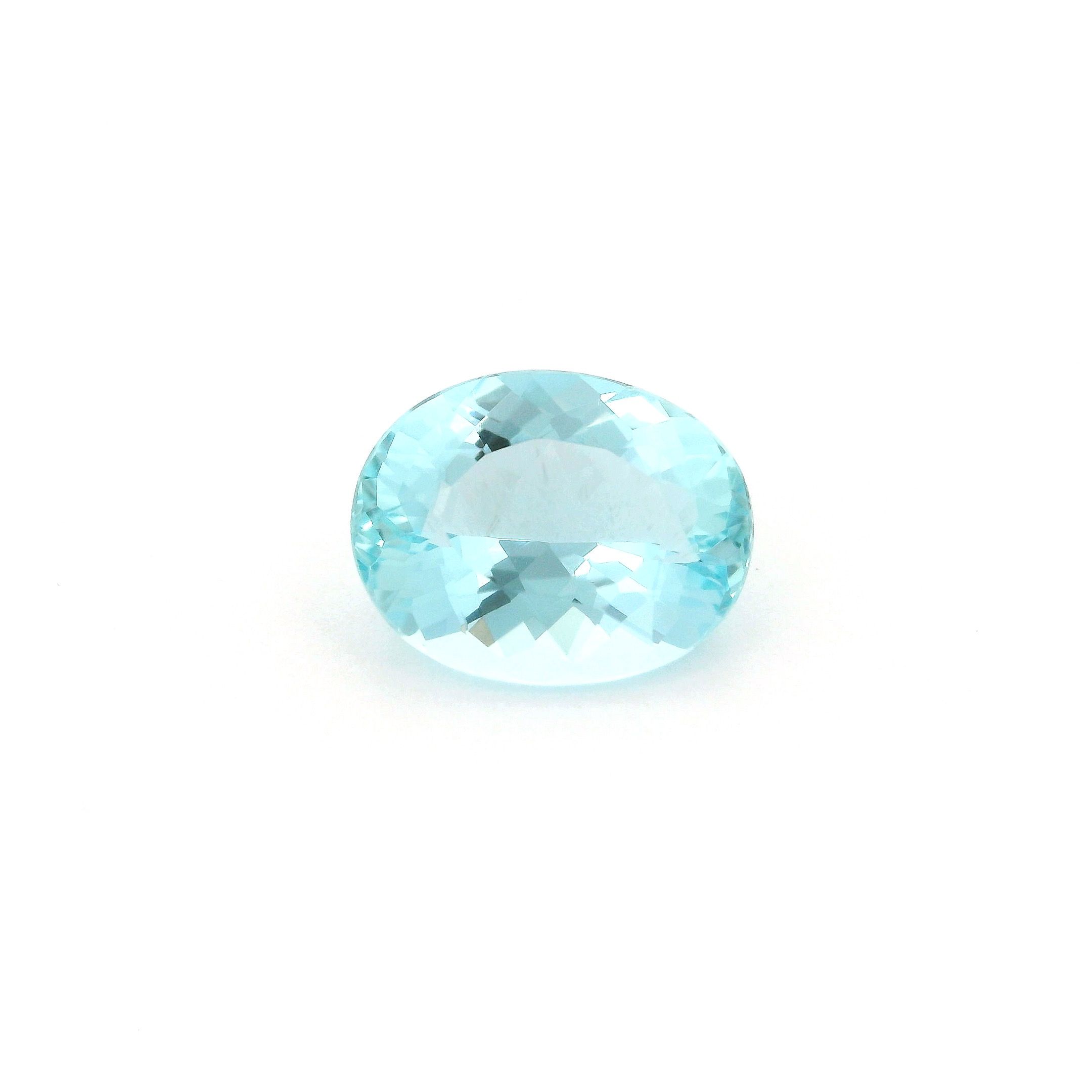 2.3 ct Oval aquamarine