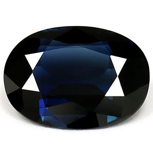 Szafir 3,31 ct, niebieski, szlif owalny