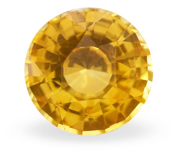 SAPPHIRE FACETED 3.78ct YELLOW Yellow EC SRILANKA HEATED