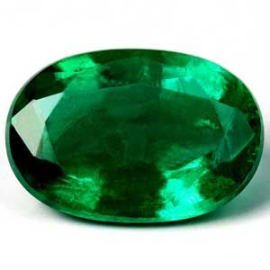 Szmaragd 1,13 ct, zielony, szlif owalny