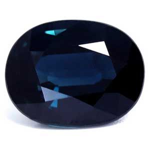 SAPPHIRE FACETED 2.95ct BLUE Deep Blue EC MADAGASCAR HEATED