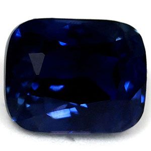 SAPPHIRE FACETED 1.53ct BLUE Intense Blue EC MADAGASCAR NONE