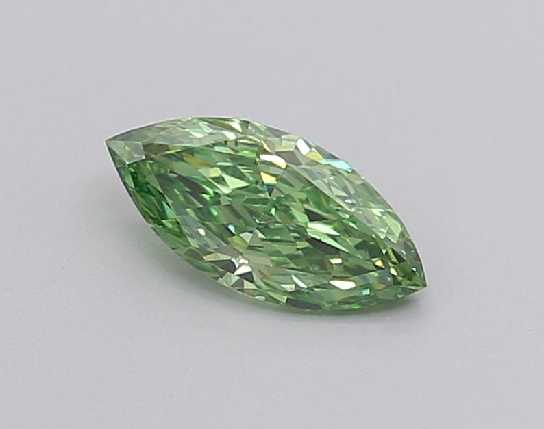0.41 CT Fancy Vivid Green MARQUISE