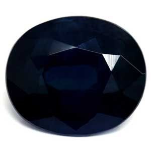 Szafir 2,72 ct, niebieski, szlif owalny