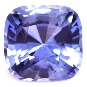 Szafir 1,04 ct, niebieski, szlif cushion