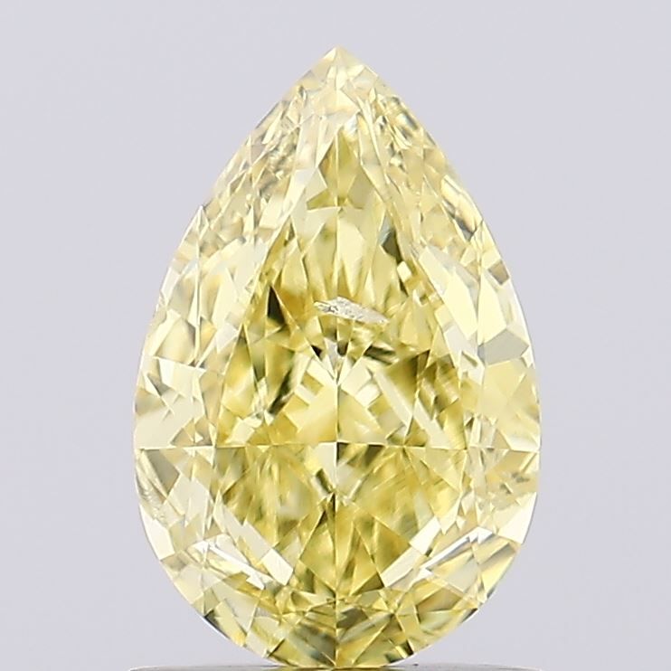 1.05 CT Fancy Vivid Yellow PEAR