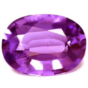 Szafir 1,26 ct, purpurowy, szlif owalny