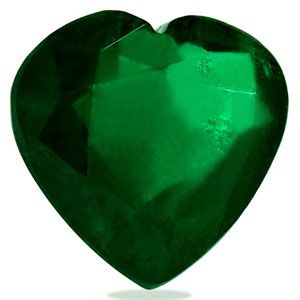 Szmaragd 3,19 ct, zielony, szlif serce