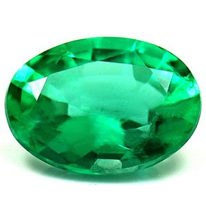 Szmaragd 1,34 ct, zielony, szlif owalny