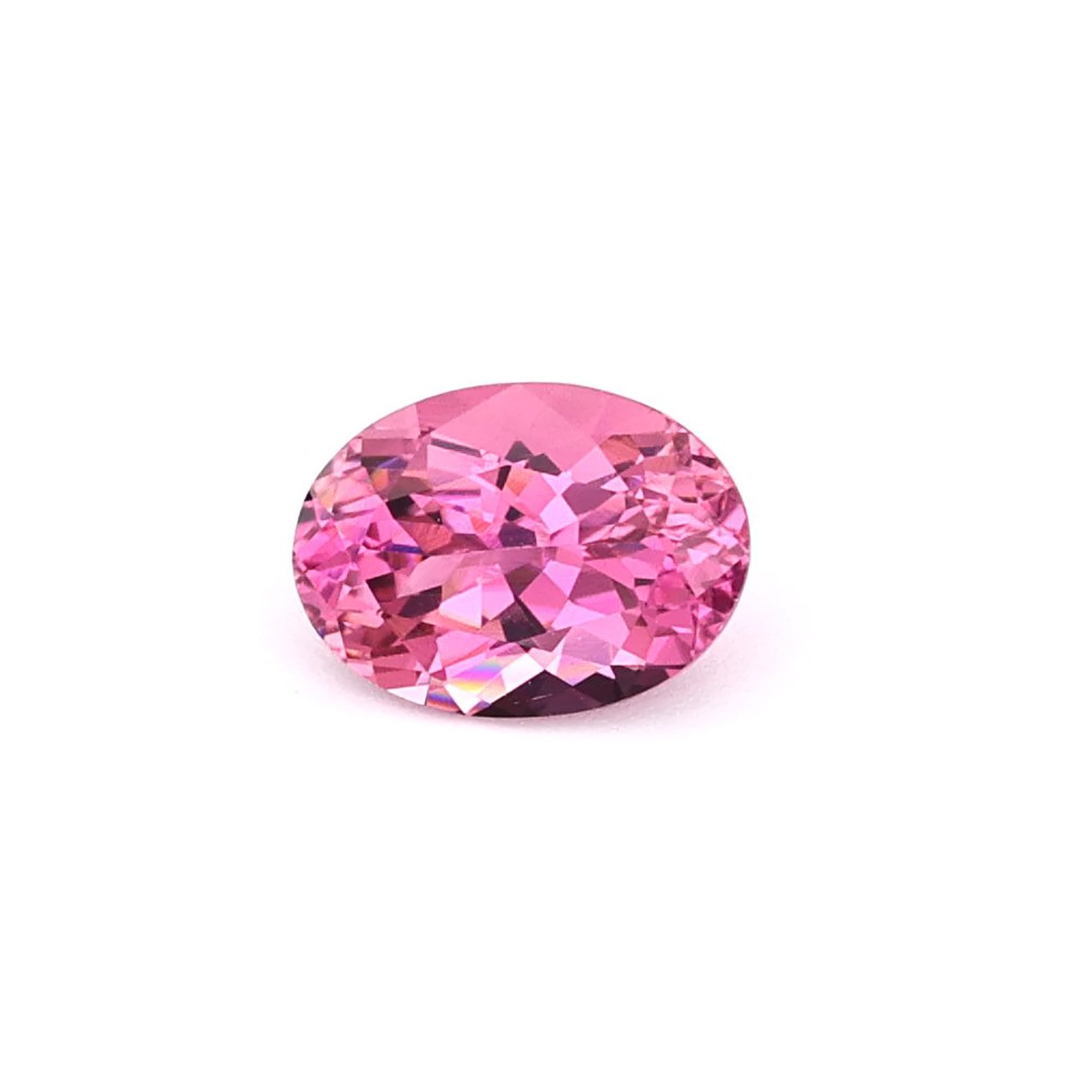TOURMALINE FACETED 0.76ct PINK PINK EC MOZAMBIQUE HEATED