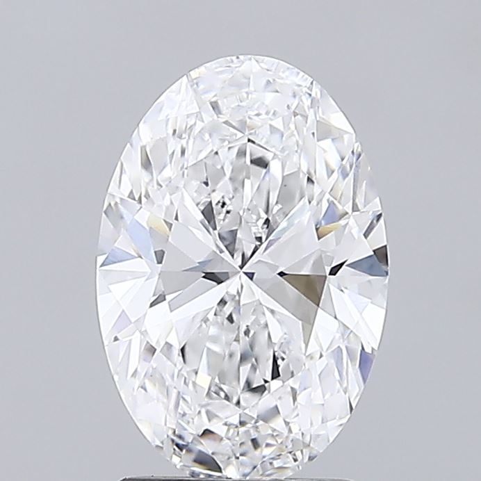 2.00 Carat D VVS2 Oval Lab Diamond