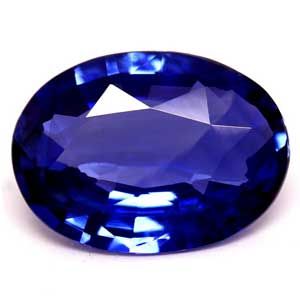 Szafir 3,02 ct, niebieski, szlif owalny