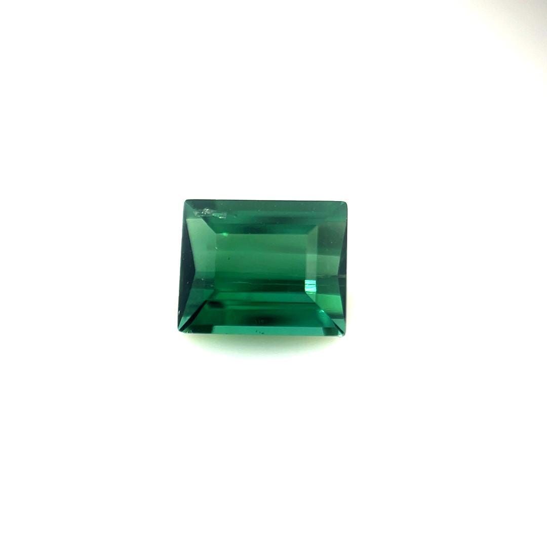Turmalin 1,22 ct, zielony, szlif bagietka