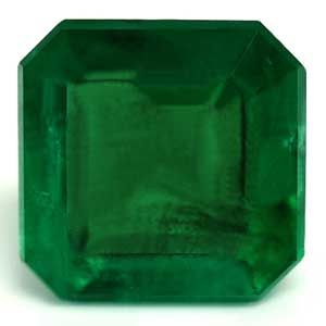 Szmaragd 1,51 ct, zielony, szlif szmaragdowy