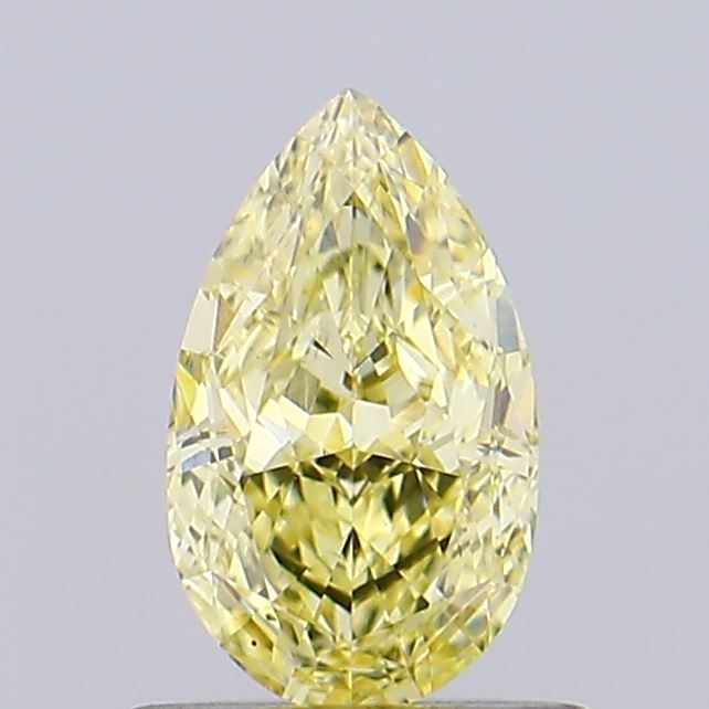 0.78 CT Fancy Intense Yellow PEAR
