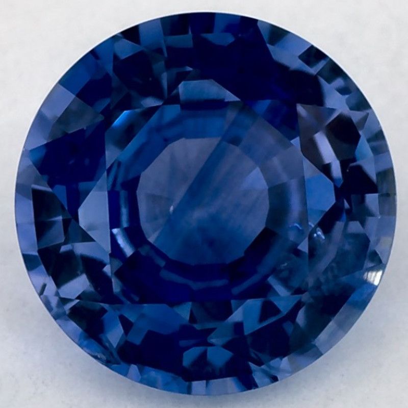 Szafir 1,83 ct, niebieski, szlif okrągły