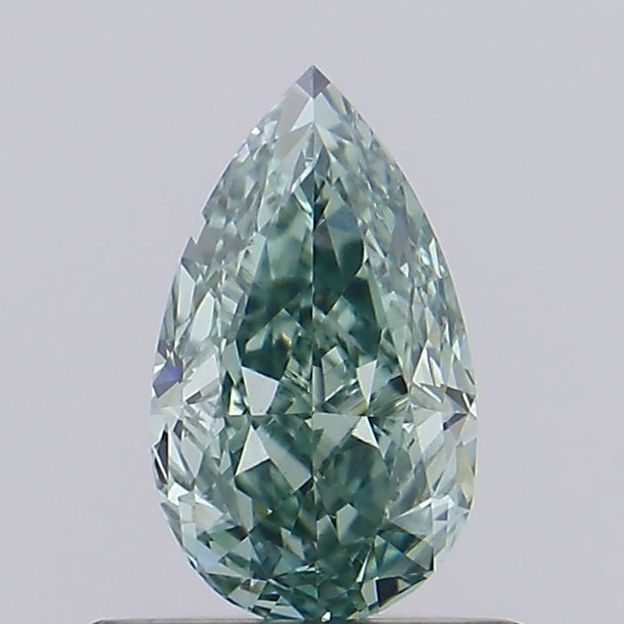 0.64 CT Fancy Intense Green PEAR