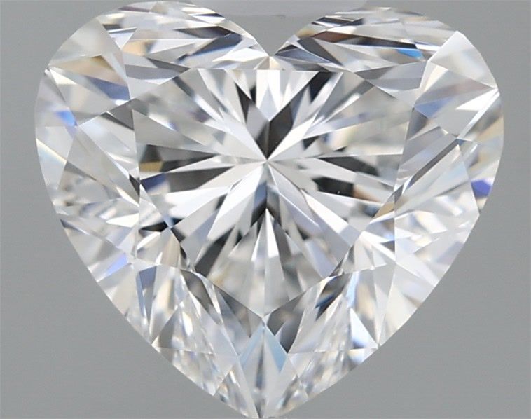 2.42 carat e VVS2 EX Cut IGI heart diamond