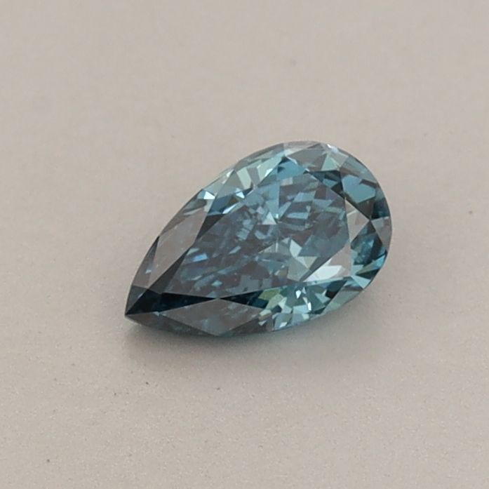 0.32 CT Fancy Vivid Blue PEAR