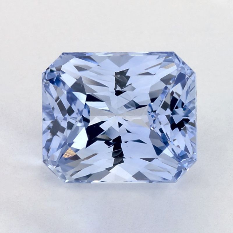 Szafir 5,83 ct, niebieski, szlif radiant