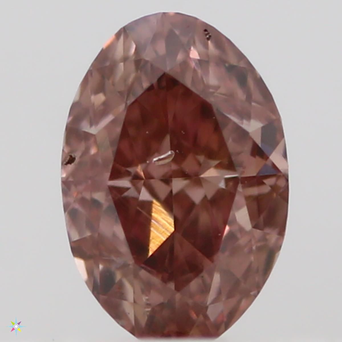0.23-carat oval diamond with null color, null cut, and SI2 clarity.