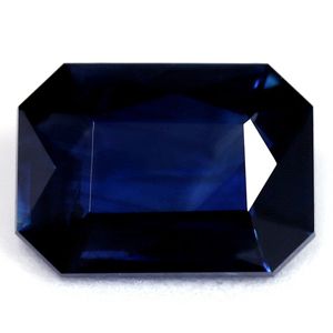 SAPPHIRE FACETED 1.29ct BLUE Intense Blue SI MADAGASCAR NONE