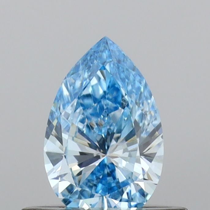0.45 CT Fancy Vivid Blue PEAR